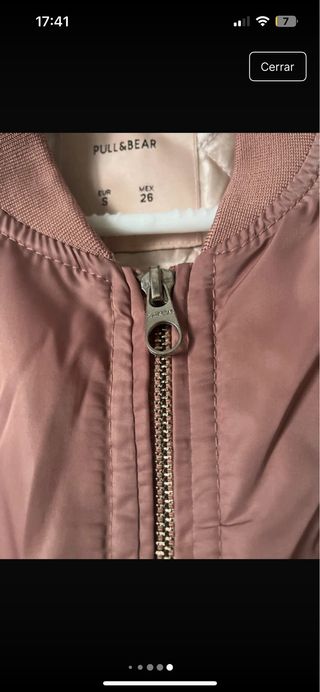Bomber Rosa Pull&Bear Talla S