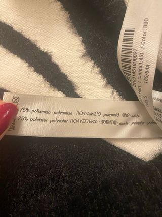 Chaleco Uterqüe Cebra Talla S