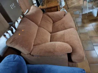 Sofá de 2 plazas de tela