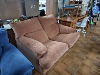 Sofá de 2 plazas de tela