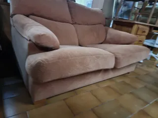 Sofá de 2 plazas de tela