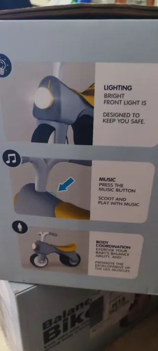 Bicicleta de Equilibrio AROLO Rosa y Morada