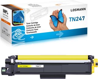 LOSMANN 1x Cian Tóner Compatible para Brother TN-2