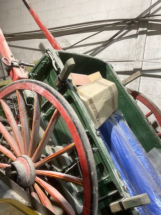 Carro de caballos antiguo