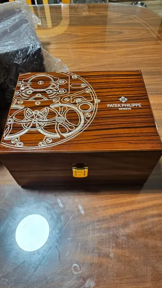 Patek Philippe Reloj Azul y Plateado