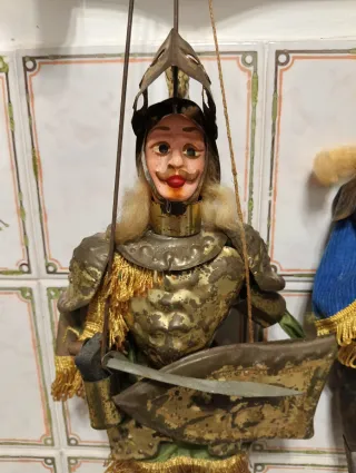 Lotto di 3 pupi Siciliani