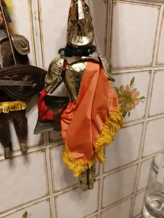 Lotto di 3 pupi Siciliani