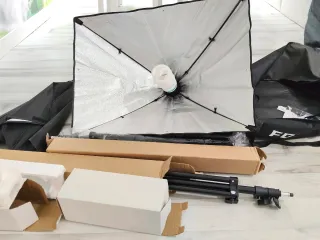 Iluminación de estudio plegable