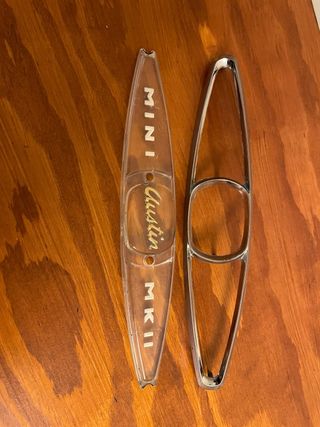 Emblema mala Austin authi mini antigo