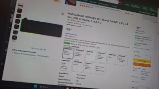 Ratón Gaming Razer + Alfombrilla Grande Negra