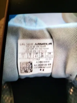 Zapatillas Under Armour Chargeo grises y azules