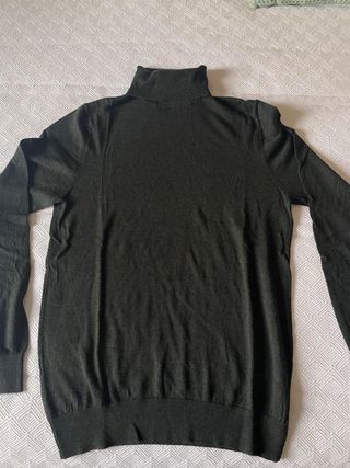 Abrigo Mango cuello alto talla L