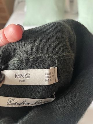 Abrigo Mango cuello alto talla L