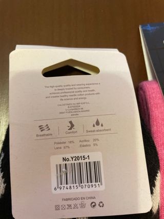 Calcetines térmicos YANOIR mujer talla 35-40