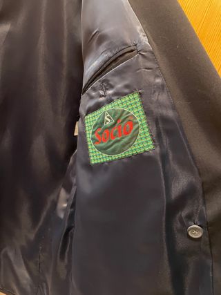 chaqueta de traje de señor