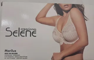 Sujetador Mariluz T/120C negro Cierre negocio.