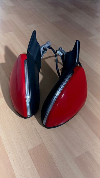 Retrovisores Golf 7 Rojo