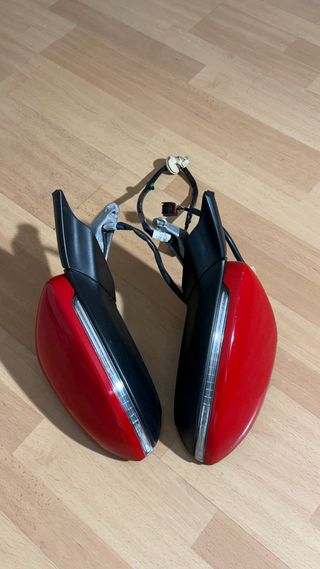 Retrovisores Golf 7 Rojo