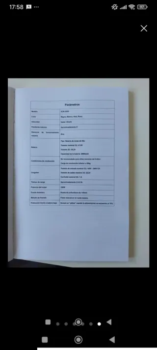 Patinete eléctrico infantil