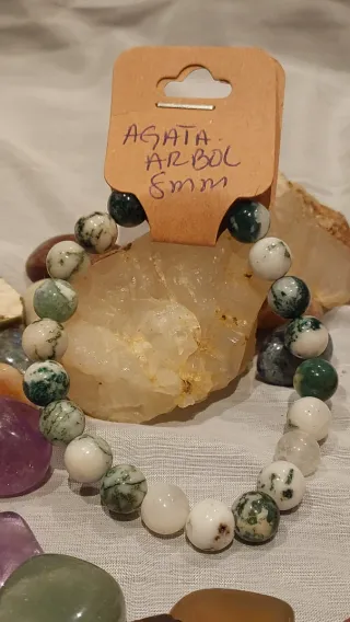 Pulsera Ágata Árbol 8mm