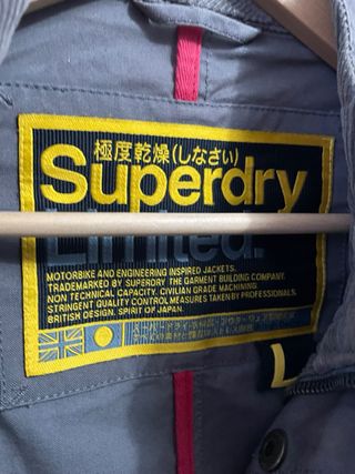 Chaqueta Superdry Talla L Verde Oliva