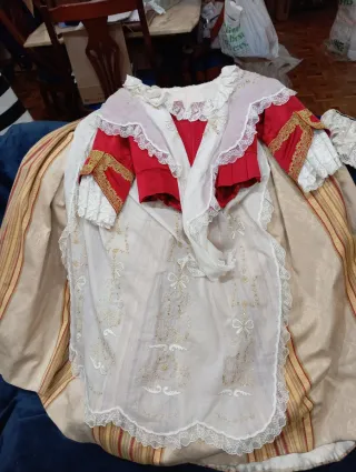 Traje Huertana Fallera Rojo