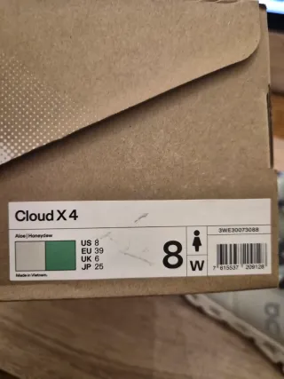 Zapatillas ON Cloud X Blancas y Verdes