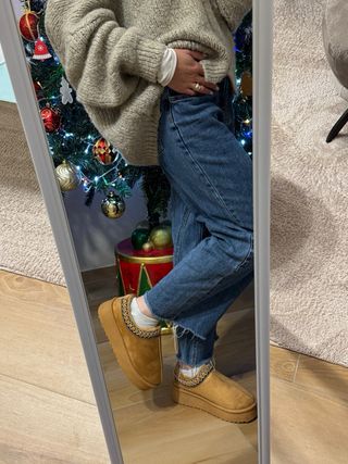 Stivaletti beige/marrone