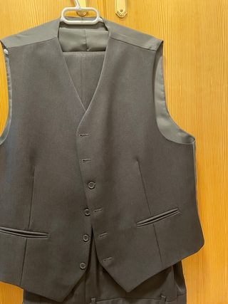Conjunto traje de vestir hombre gris