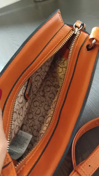 Borsetta Guess Arancione Oro