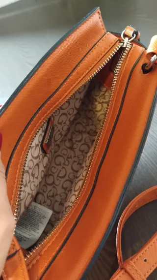 Borsetta Guess Arancione Oro