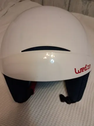 Casco de esquí Wedze junior blanco