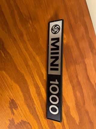 Emblema mala Austin authi mini antigo