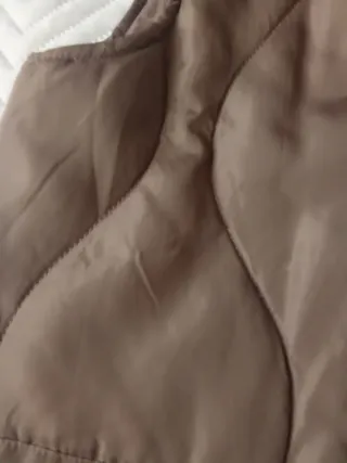 Chaleco acolchado largo mujer