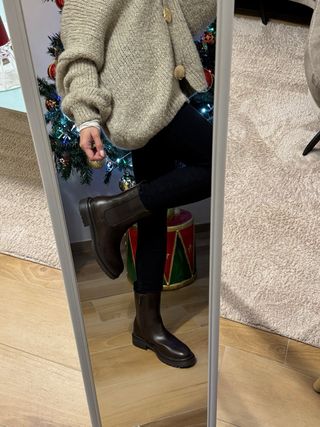 Stivaletti marroni Chelsea