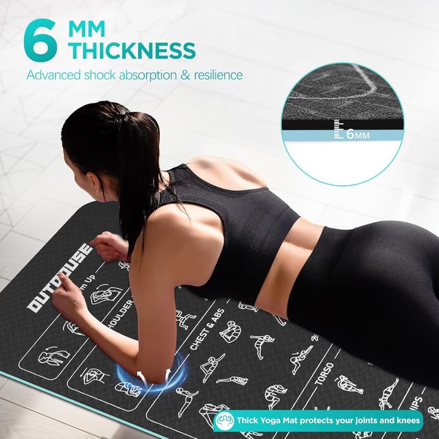 Esterilla Yoga con 70 Posturas