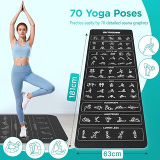 Esterilla Yoga con 70 Posturas