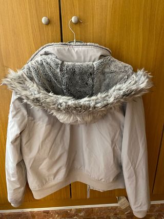 Chaqueta Hollister Beige/Gris Talla L