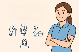 Cuidadora disponible – niños y mayores