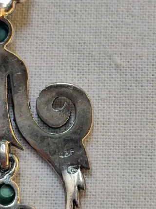 PENDIENTES PLATA CON TURQUESAS Y MARCASITAS