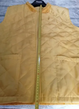 Gilet imbottito  giallo taglia L