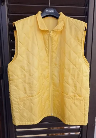 Gilet imbottito  giallo taglia L