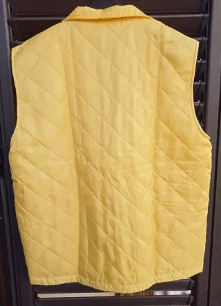 Gilet imbottito  giallo taglia L