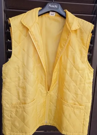 Gilet imbottito  giallo taglia L