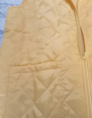 Gilet imbottito  giallo taglia L