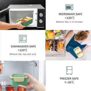 Fiambrera Diboniur con 3 Scomparti e Stoviglie