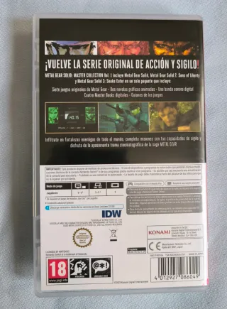 Metal Gear Solid Nintendo switch.