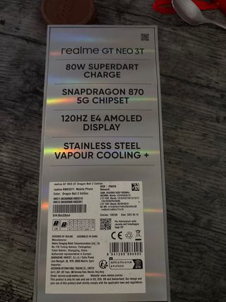 Realme GT Neo 3T Dragon Ball Z Edición