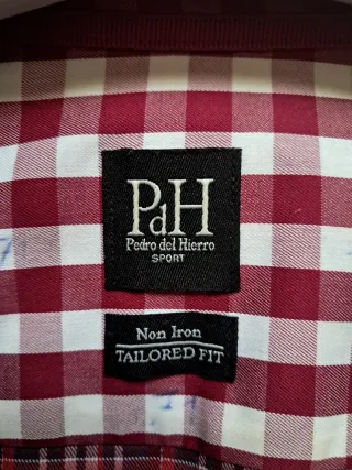 Camisa Pedro del Hierro cuadros Talla L