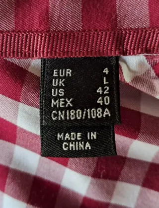 Camisa Pedro del Hierro cuadros Talla L